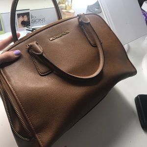 tan/brown MK purse